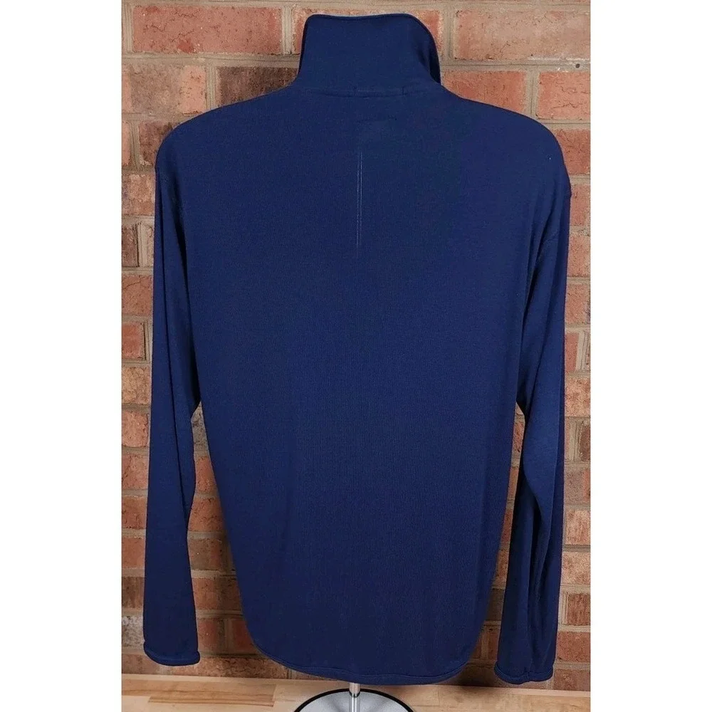 Nike ACG Sweater Mens Large Blue‎ 1/4 Zip Fleece Pullover Y2K USA Made Vintage